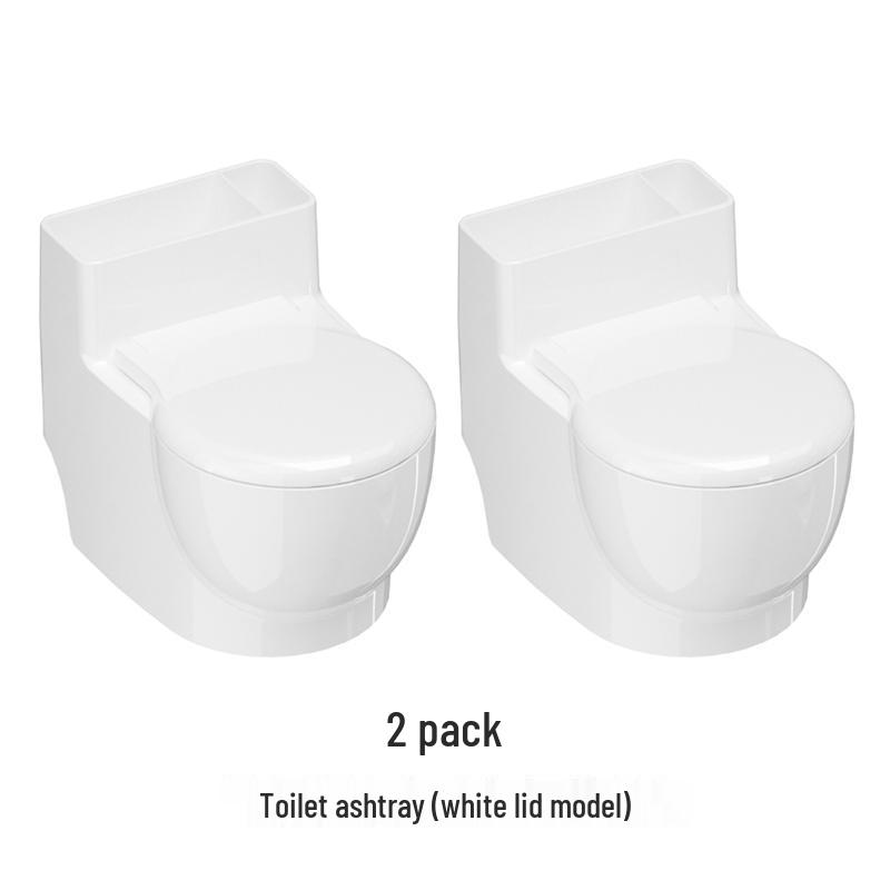 Smoke-Proof Stainless Steel Ashtray with Lid for Home and Office