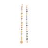 Ingemark Vintage Metal Sun Moon Pendant Hair Clip Chain Women Romantic Trendy Crystal Acrylic Beads Long Tassel Hair Accessories