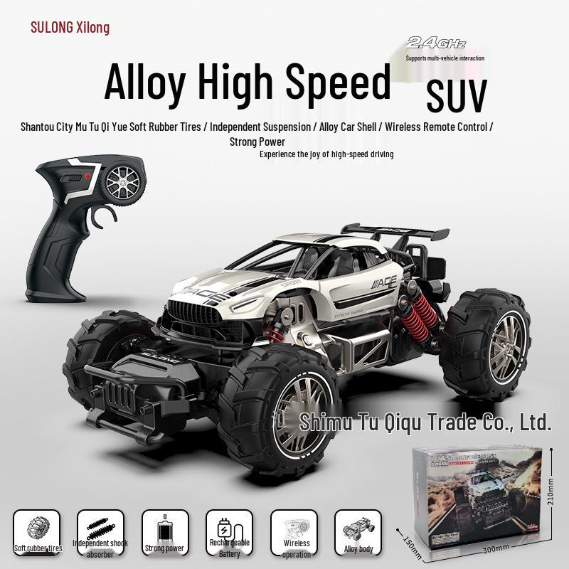 RC Amphibious Speed Dragon 1:14 Alloy 4WD Off-Road High-Speed Climbing Car.