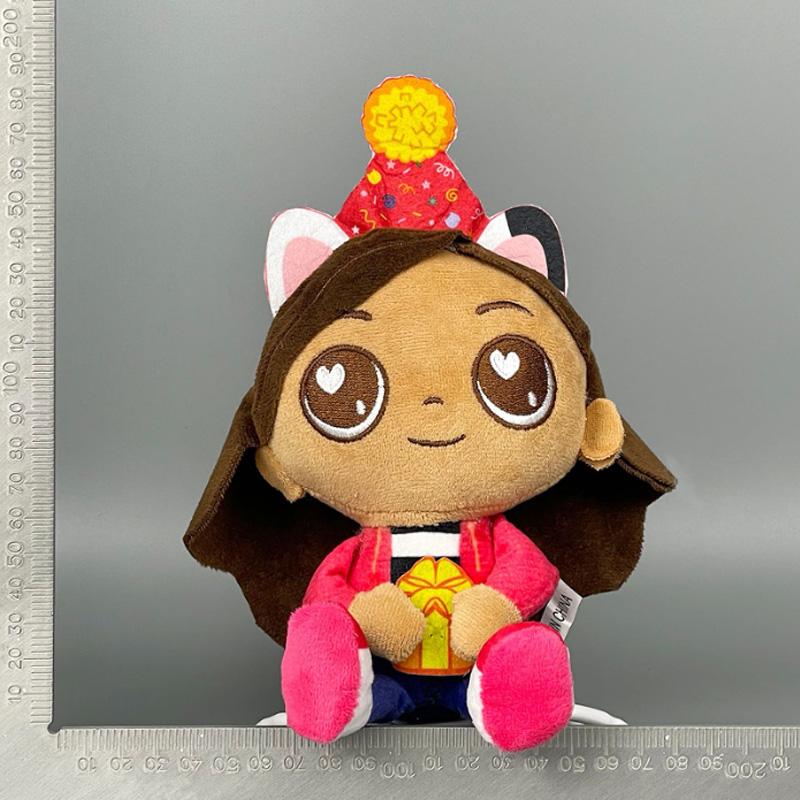 20-30cm Gabby Doll House Plush Toy Backpack Cat Cake Cat Mermaid Stuffed Animal Plushie Gbay Sticker for Kid Chrismas Gift