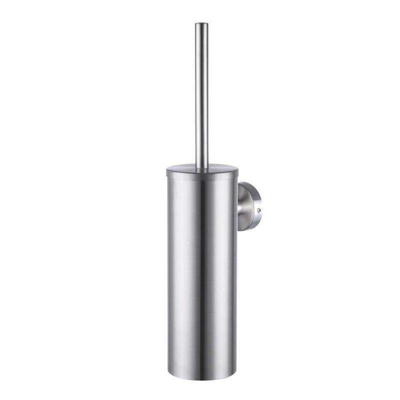 Wutuo 304 Stainless Steel Wall-Mountable Toilet Brush with Base
