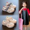 2024 Summer New Children Sandals for Girls Fashion Breathable Air Mesh Cut-outs Anti-slippery Soft Comfortable Versatile Shoes