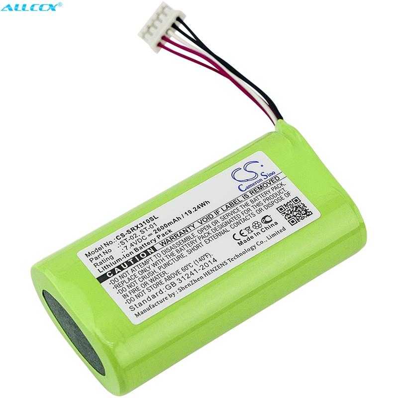 

Аккумулятор для колонки CameronSino 7.4V, 2600mAh ST-01 для Sony SRS-X3, SRS-XB2, SRS-XB20