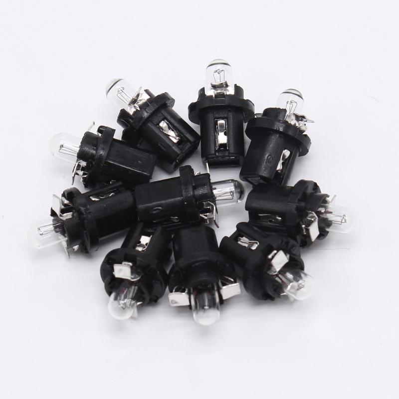 Car Dashboard PCB Instrument Panel Light Bulbs With Holder Base Socket Suitable For Enhancing Vehicle Performances 10pcs