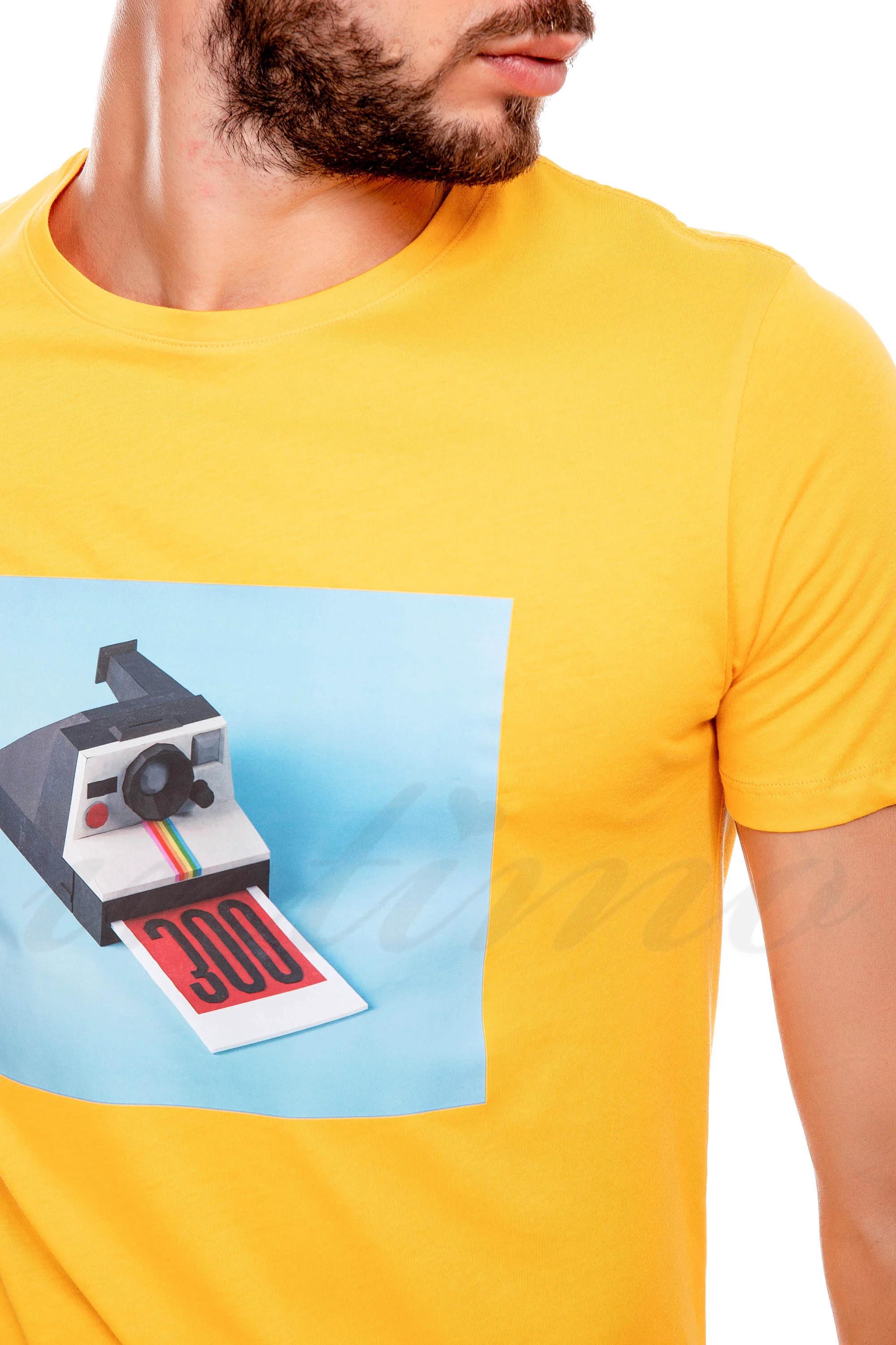 

Футболка John Frank (60102) 46(S) жовтий