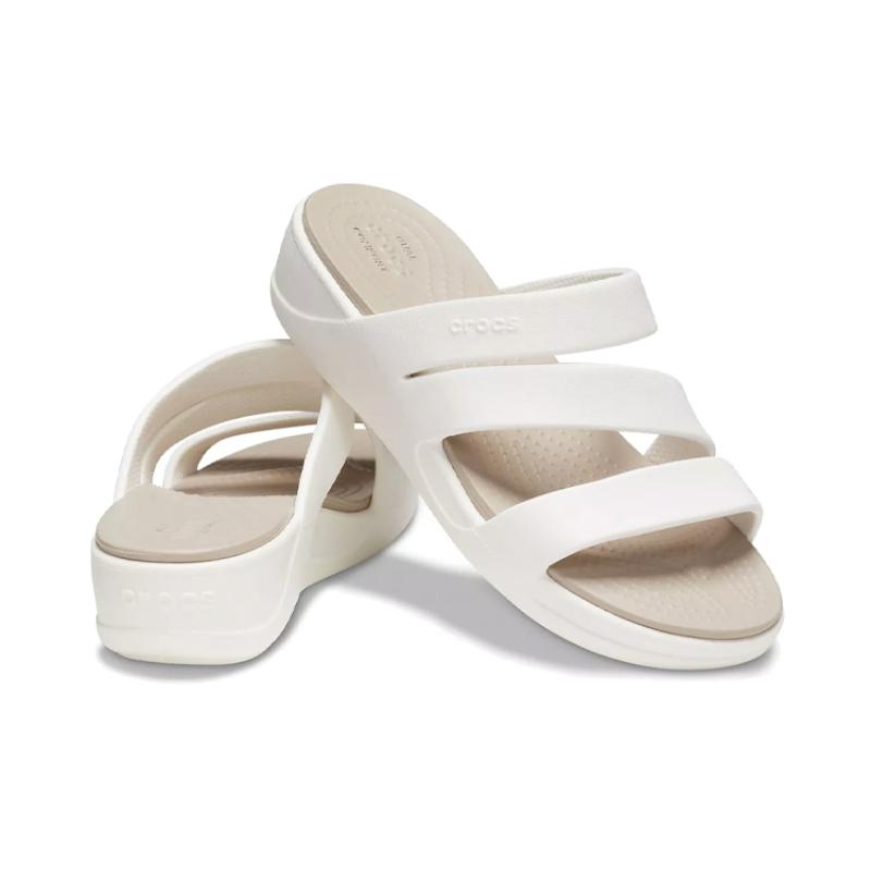Crocs Monterey Slide Slippers Women's White