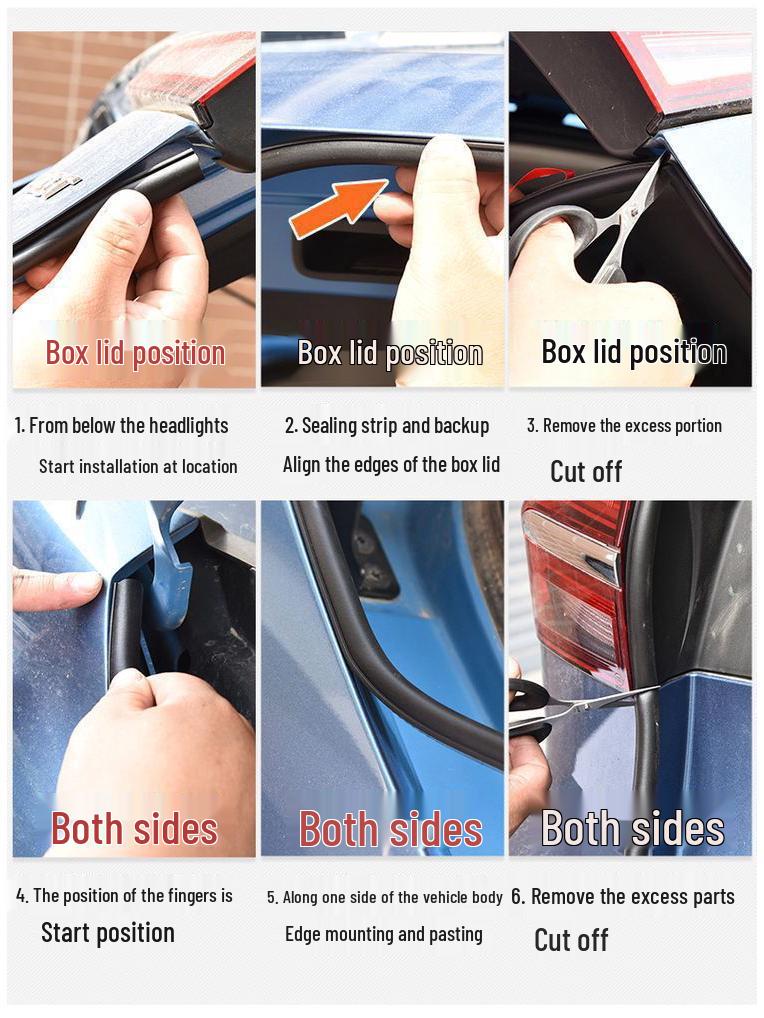 Car Door Seal Strip for Geely Binyue, Binrui COOL, Xingrui, Xingyue L – Soundproof & Dustproof