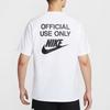 Nike Sportswear As U Nsw Tee M90 Oc Remix Fashion Simple Round Neck Pullover Solid Color Short Sleeve T-Shirt Men Tops White HJ0775100