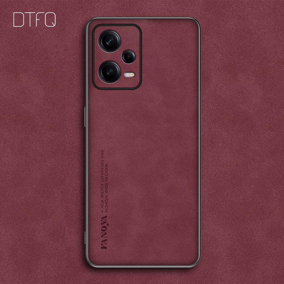 

Для Redmi Note 12 Pro чехол с кожаным узором, чехол для Xiaomi Redmi Note 12 Pro Plus, роскошный кожаный чехол для Redmi Note 12 Redmi Note 12 Turbo красный