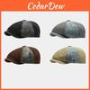 Vintage Men Eight Sided Cap With Cotton Fabric For Casual Outdoor Wear