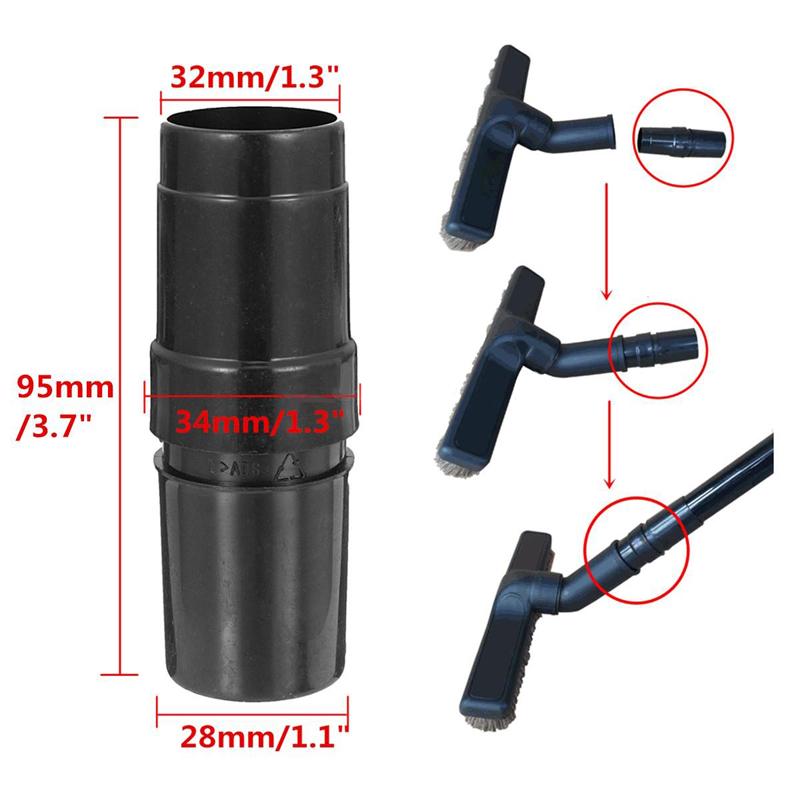 1pc Universal ABS Vacuum Cleaner Hose Adapter Converter Hoover Tool 28mm To 32mm
