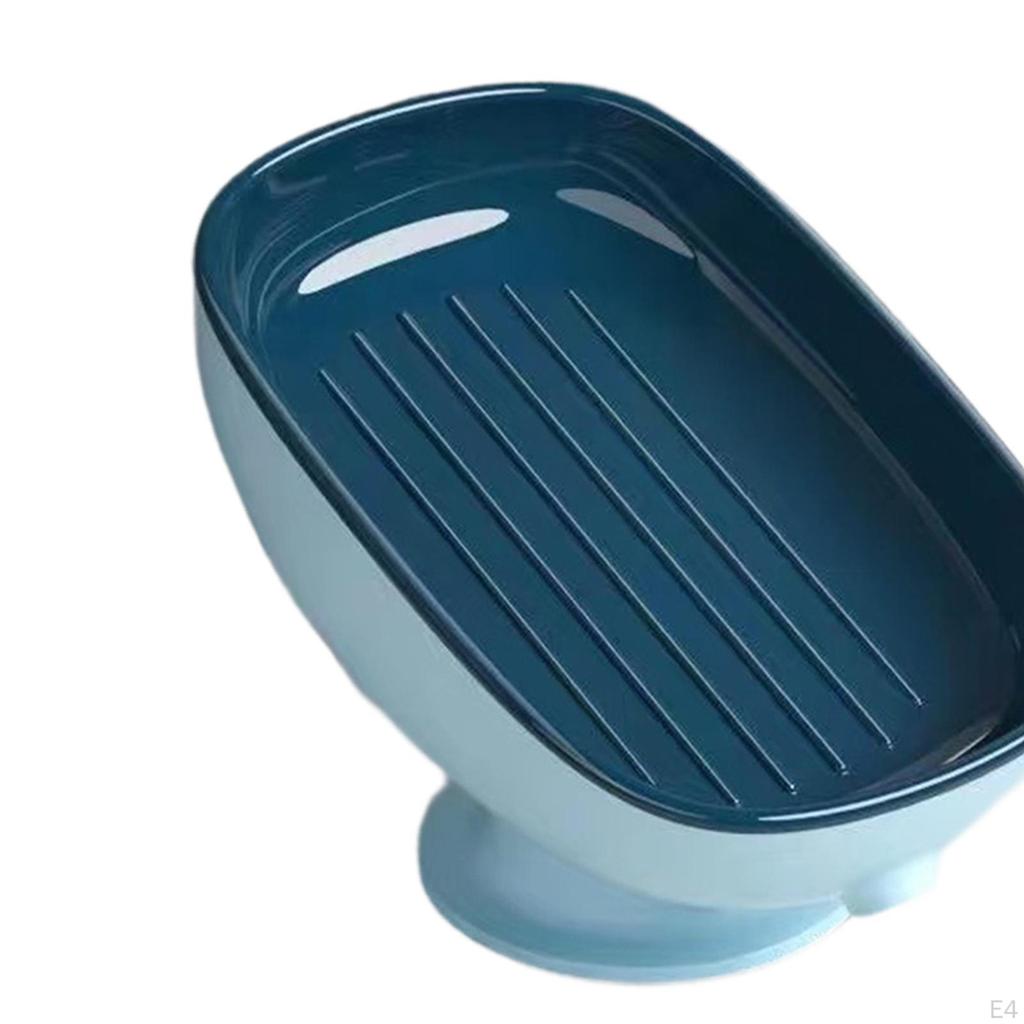 Self Draining Soap Cleaning Non Slip Vanity Tray Not Punched Fast Drying Storage Box for Kitchen