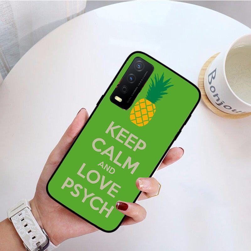 Psych Ananasový ovoce Kryt na telefon Pro vivo Y31 Y30 Y33S Y11S Y12S Y17 Y20 Y20S Y21S Y1S Y53S Y15 Y19 Y91C V23 5G Pouzdra coque