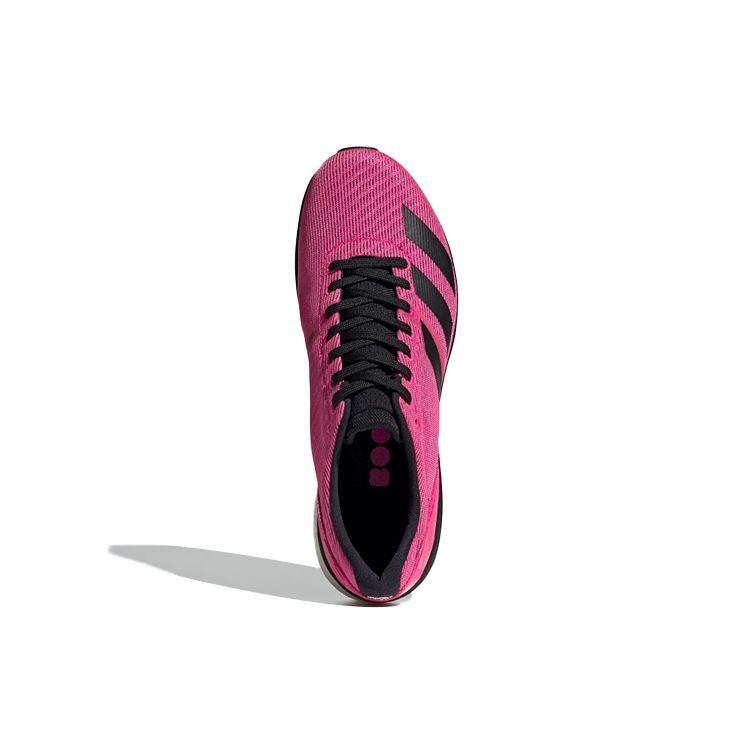 Кроссовки унисекс adidas Adizero Boston 8 Wide Shock Pink Black Core-Black Cloud-White — фото 5