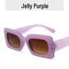 Women's Retro Square Sunglasses - Candy Color Hip Hop Style