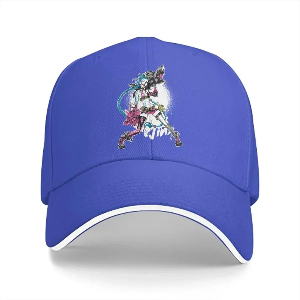 Jinx Havoc Baseball Cap Unisex Hats Visor Protection Snapback Acrane Anime Gifts Caps