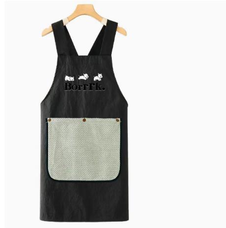 

Кухонный фартук с салфетками для рук — Черный One Size