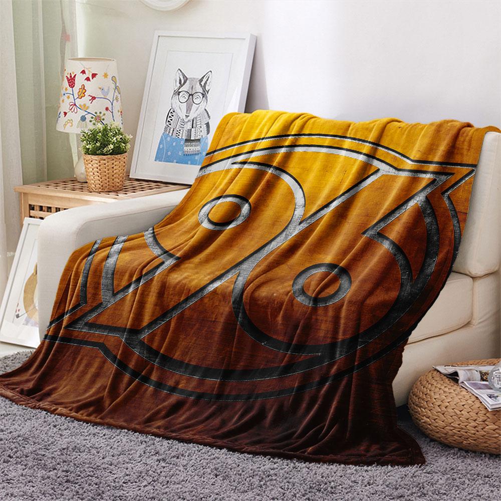 1PC Hannover 96 Patterned Flannel Blanket Suitable For All Seasons for Home Decor Warmth and Comfort Gifts Holiday Present