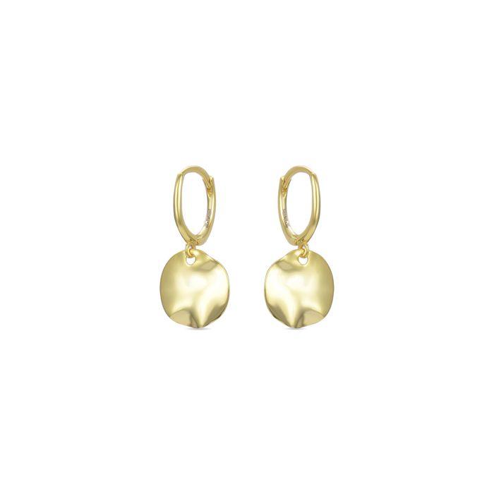Boucles d'oreilles Luxenter Midnak en argent 925 et plaqué or 18k