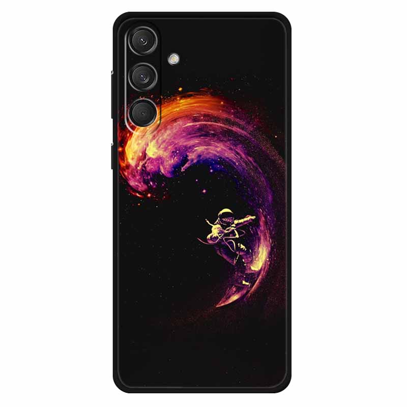 For Samsung M55 5G Case Soft Silicone Lovely Cat Fashion Phone Cover For Samsung Galaxy M55 Cases Bumper on for GalaxyM55 Lion