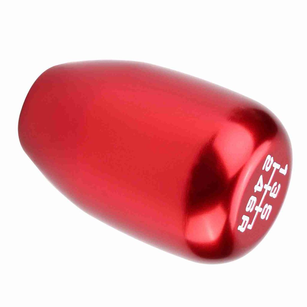 Car Modification Manual Knob Gear Head 6 Speed (Red)
