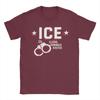 Mens TShirt ICE Illegal Criminals Evicted Novelty 100 Cotton Tee Shirt Short Sleeve  T Shirts Round Neck Clothes Graphic
