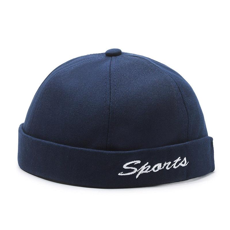 

Hat Men s Spring and Autumn Baseball Cap Outdoor Casual Shade Sun Protection Cap Adjustable темно-синий