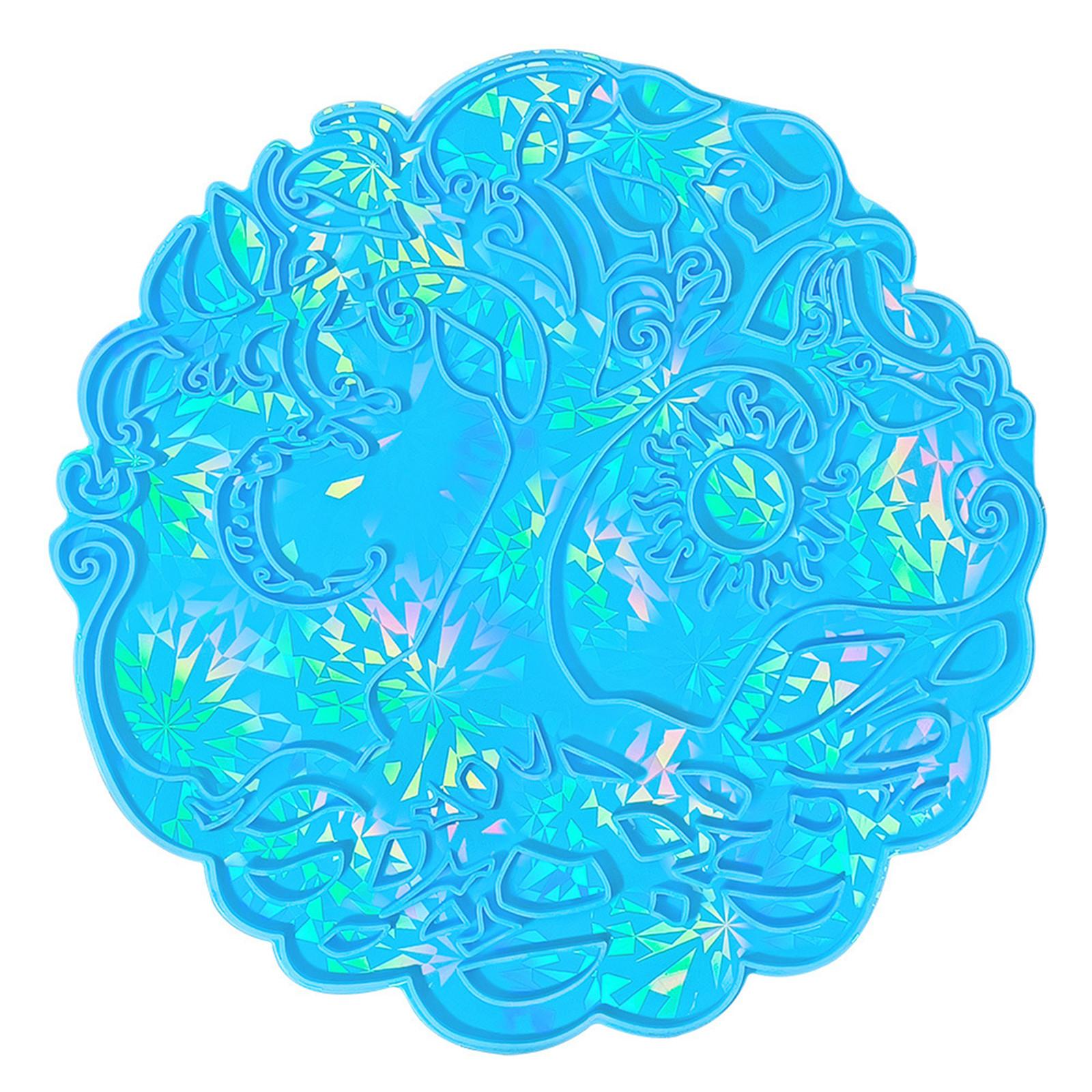 

Универсальная силиконовая форма для литья, форма для фигурки дерева жизни, универсальный орнамент, литейная форма, голографический инструмент для ювелирных изделий светло-синий