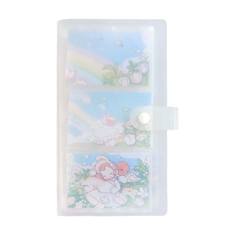 Portable Memorabilia Organizers Photo Card Train Ticket Card Collection Book Photocard Holder Small Photo Album