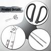 Pick Up Tool Scissors Tongs Multifunctional Stainless Steel Garbage Clips Firewood Picker for