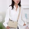 Anti-Splash Water Large Capacity Shoulder Bag Soft Casual Crossbody Pouch Nylon Square Bag  School