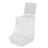 Automatic Hamster Feeder Clear Plastic Anti Tipping Pet Food Dispenser for Squirrel Hedgehog Guinea Pig ZS 02