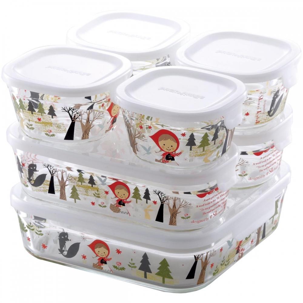 Iwaki Iwaki New Pack Range 7 предметов Набор Shinzikato Series Nordic garden