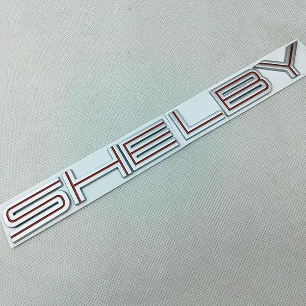 

Наклейка с логотипом автомобиля с надписью для Ford Mustang Shelby, металлическая наклейка на капот и крышку багажника разноцветный