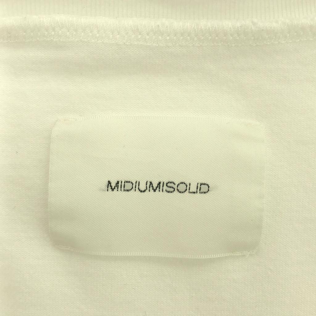MIDIUMISOLID Made In Japan Short Sleeve T-shirt White Men's Used