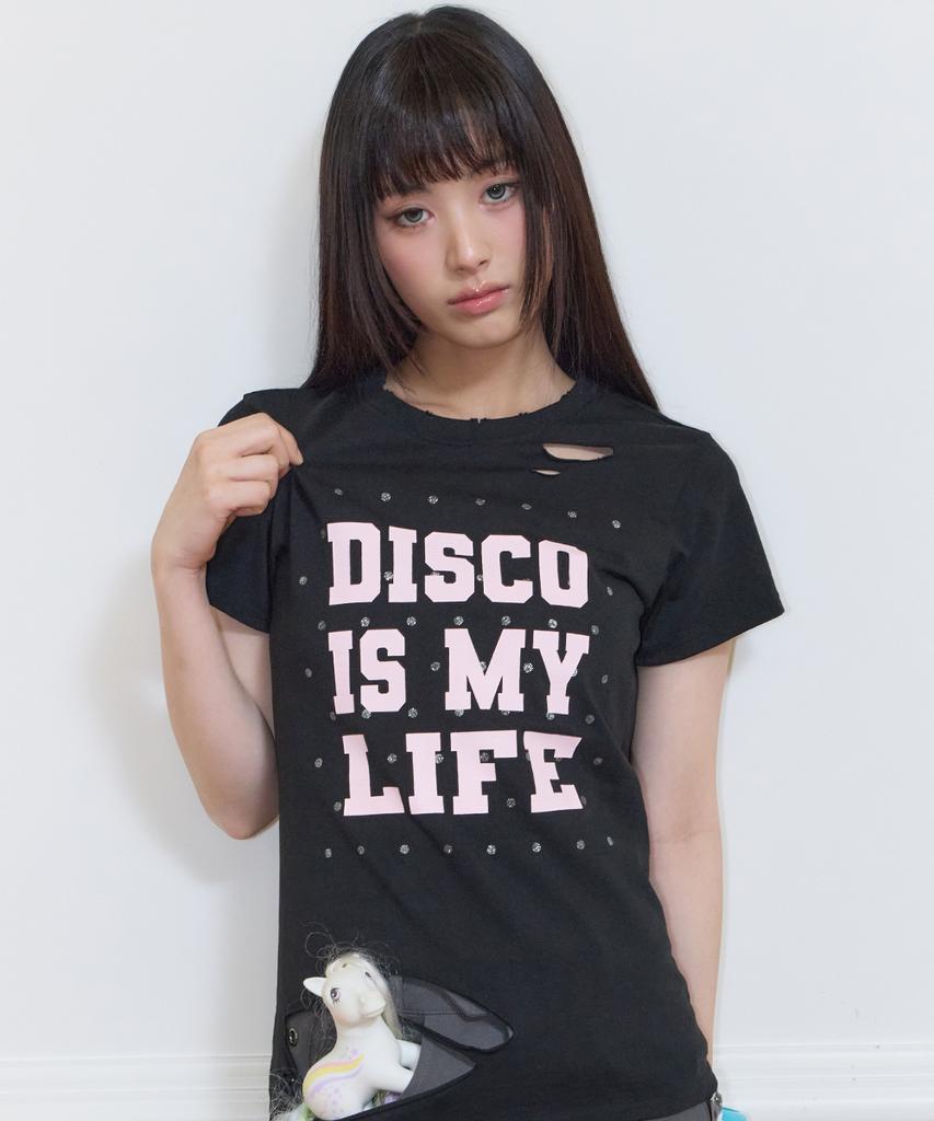 LUVISTRUE Sy Disco Damage Tee(Black)