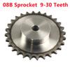1PCS 08B Industrial Chain Drive Sprocket with 9-24 Tooth Roller Gear Pitch 12.7mm for Power Transmission - Sprocket Wheel