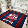 Sydney Roosters Design Kristall Samt Teppich Gemütlich Kein?Rutschfester Teppich mit Aufdruck für Schlafzimmer Wohnzimmer Eingang