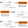5V USB COB Neon LED Strip with Touch Dimmer/Switch 320LEDs/M IP68 Warm Natural White Flexible Rope Light Cabinet Room Decor 1-5M