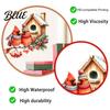 Waterproof Glass Stickers Christmas Bird Wall Sticker Watercolor PVC Decal Winter Holiday Atmosphere Art Theme Window Cling for Doors And