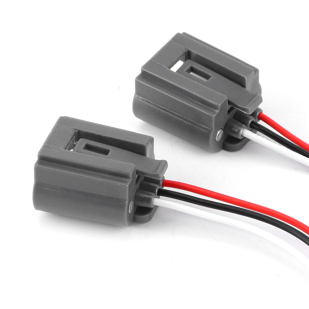 Lot de 2 connecteurs adaptateurs de faisceau de câbles femelles H13 9008 pour prise LED en céramique résistante à la chaleur