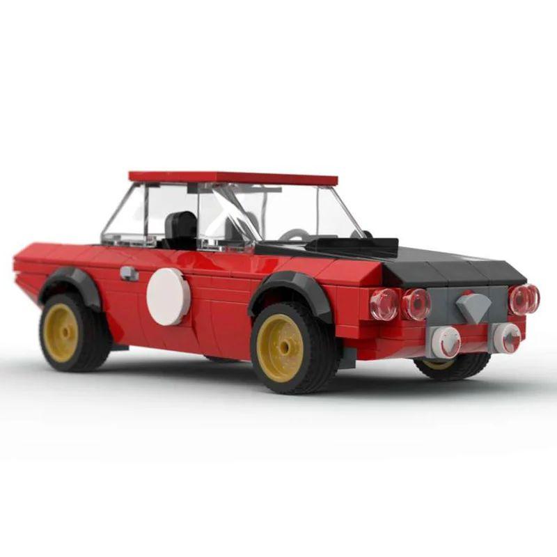 262PCS MOC Rallye 1969 24hr Winner Building Block Racing Assembling ModelToy Brick Children Birthday Gifts