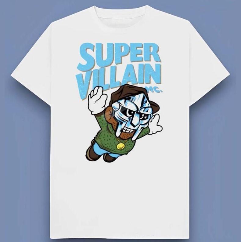 High-Quality Print MF Doom Supervillain Unisex Shirt Gift All Size S-4XL XXXXL