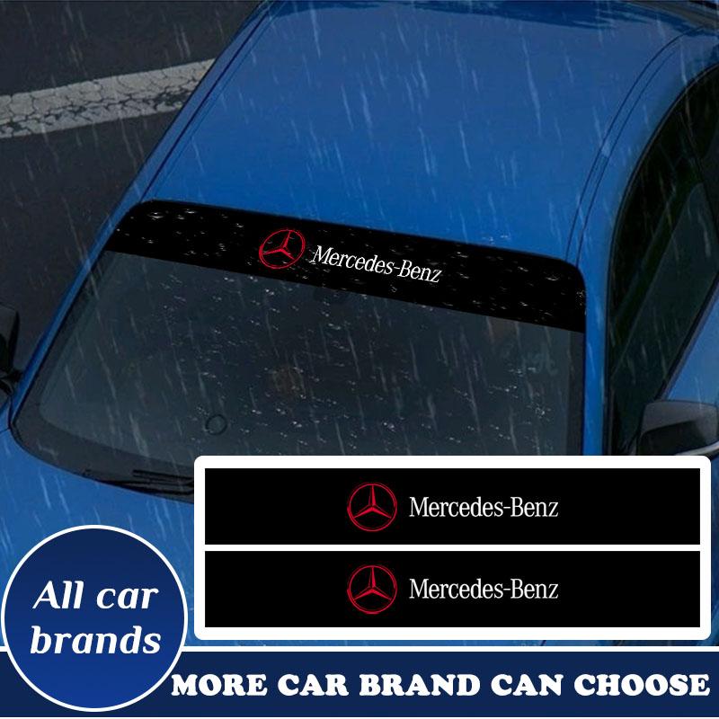 AABIG1 Car Front Windshield Stickers Front and Rear Decorative Decals Sticker For Mercedes Benz AMG W204 W213 W205 W211 W212 W176