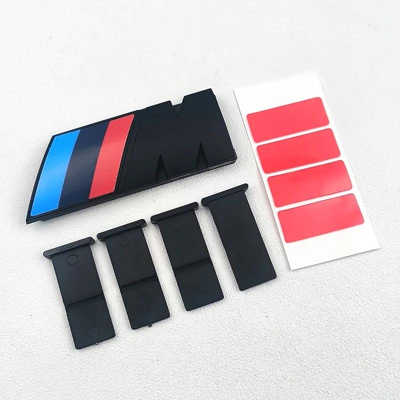 3D ABS Czarne Logo M Emblem Odznaka Przednia Grill Samochodowy BMW X1 X2 X3 X4 X5 X6 F10 F30 F48 F39 E83 E84 E46 E60 G01 G07 G60 G11 G86