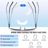 Classic Men'S Reading Glasses Metal Frame Spring Hinge 145 ° Opening And Closing Blue Light Blocking Business Glasses