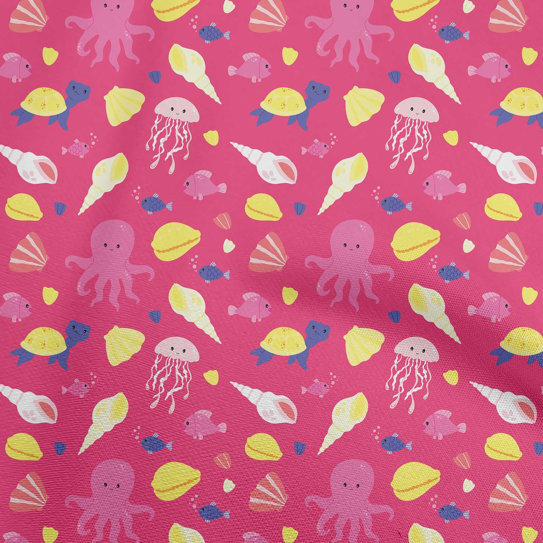 

OneOone Хлопковая поплиновая ткань цвета фуксии розового цвета Kawai Швейные поделки с принтами на ткани в ярдах 42 дюйма 42 Inch Wide - Cotton Cambric розовый