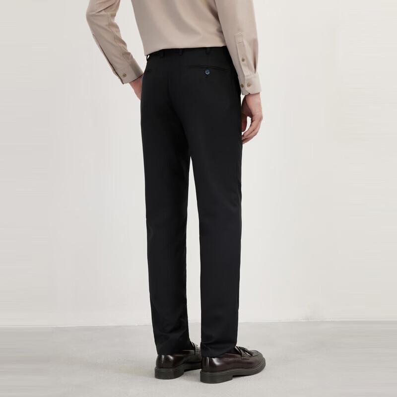 Jiumuwang Men's Wool Blend Slim Fit Dress Pants