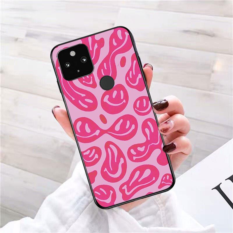 Trippy Smiley Face Phone Case for Google Pixel 7 Pro 7 6A 6 Pro 5A 4A 3A Pixel 4 XL Pixel 5 6 4 3 XL 3A XL 2 XL