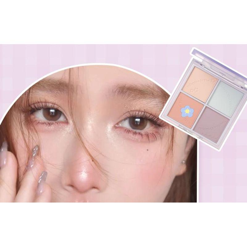 Xixi - 4 Colors Blusher Palette - 2 Colors